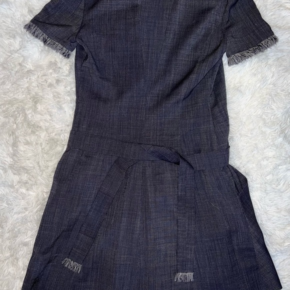 Authentic Vintage Chanel Denim Dress Size 38 - Picture 12 of 13